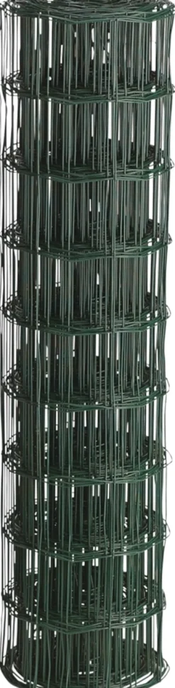 Puutarha-aita Hortus 5x10cm 1x10m 0% PVC vihreä