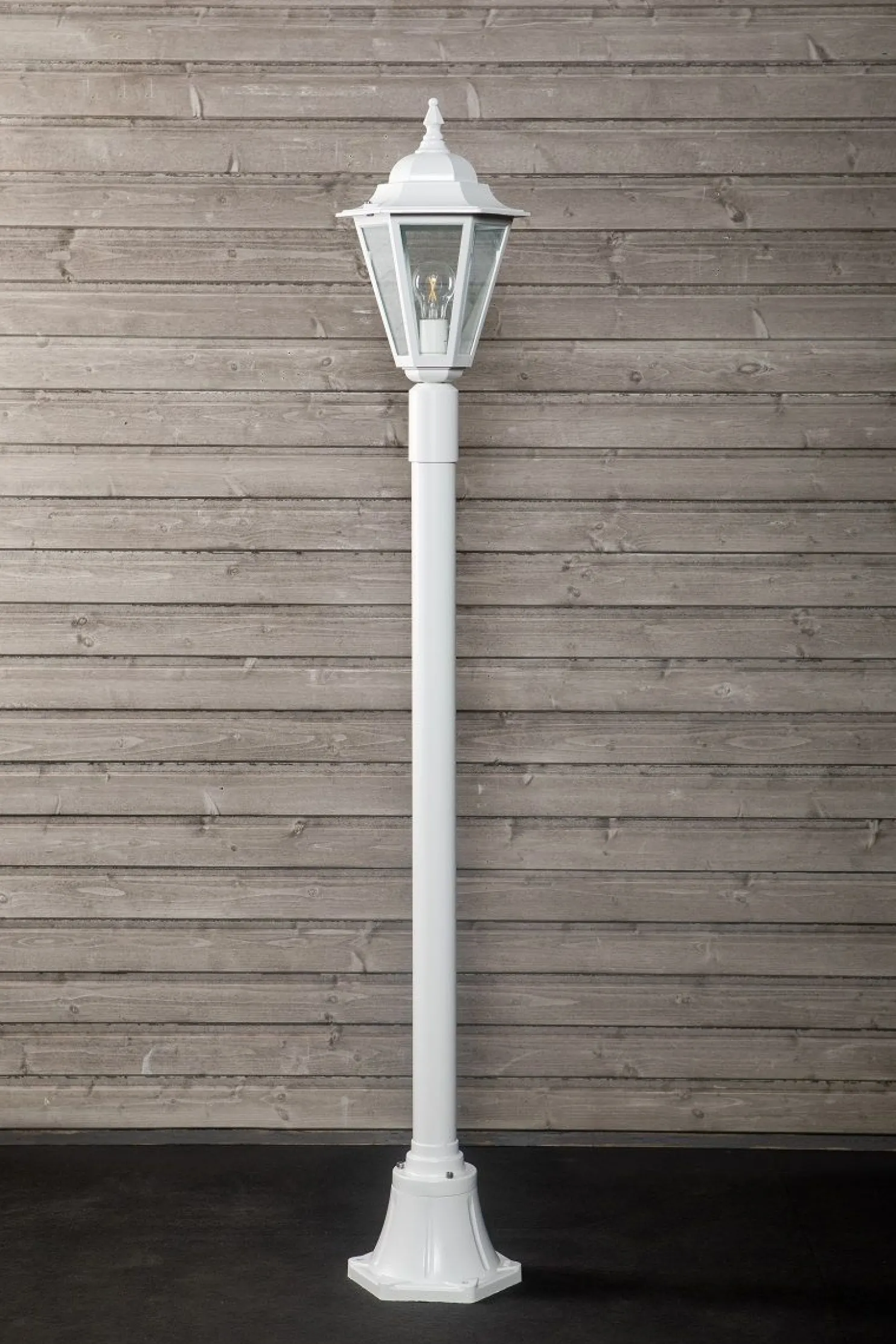 Pylväsvalaisin Noor Milano Ø265x1600 mm valkoinen