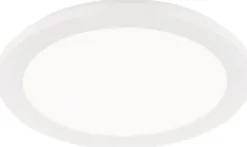 Pyöreä LED-plafondi Trio Camillus Ø26 cm valkoinen IP44