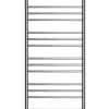 Pyyhekuivain Nordhem Läckö sähkö 1330x500 mm 300 W kromi