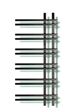 Pyyhekuivain Vento 120x55 musta 50031