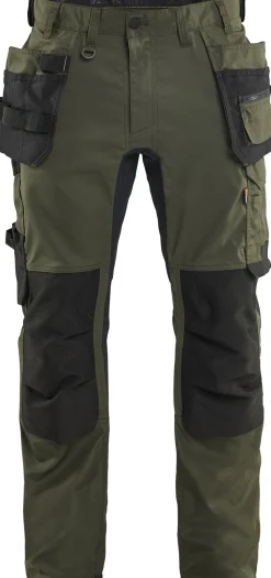 Riipputaskuhousut Blåkläder 1750-1832 Stretch twill