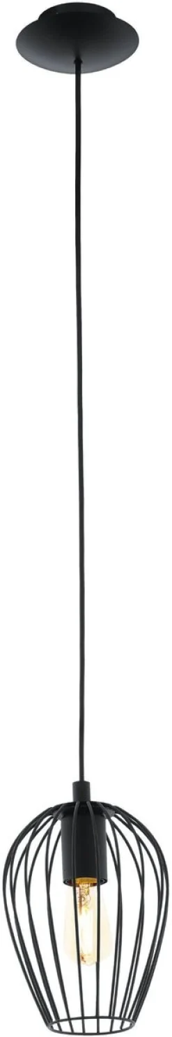 Riippuvalaisin Eglo Newtown Ø16cm musta