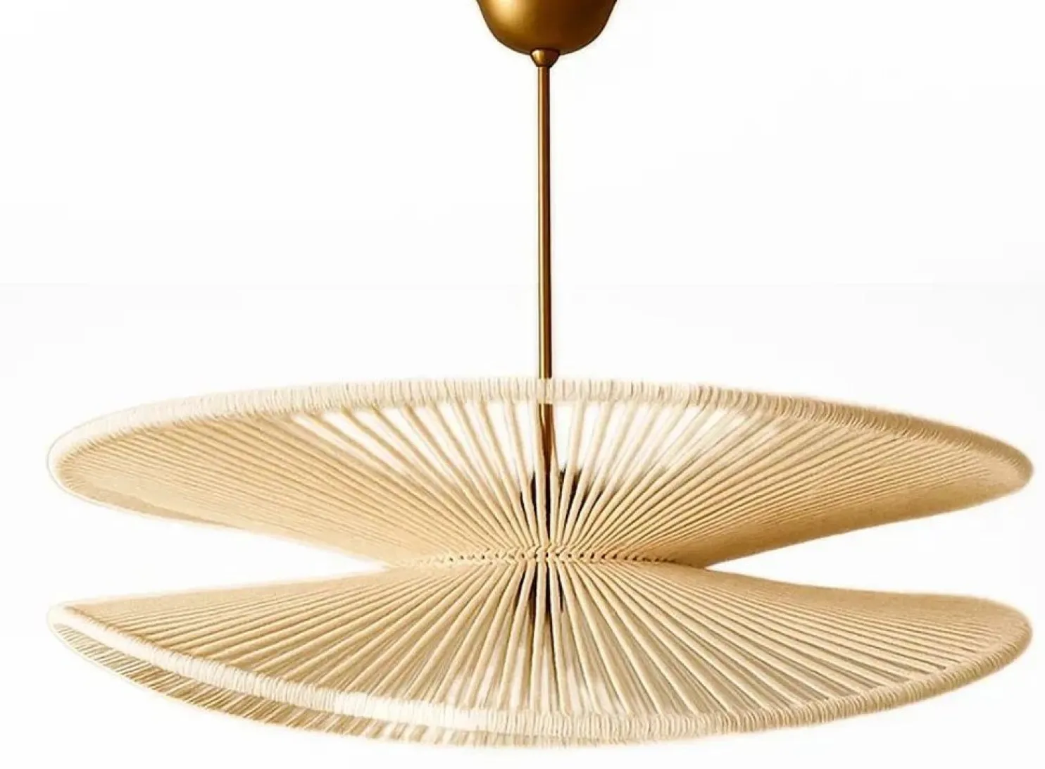 Riippuvalaisin Linento Lighting BK170 luonnonvalkoinen/kulta