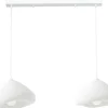 Riippuvalaisin Linento Lighting Lora 30-2-C-Luna, 2-osainen, valkoinen