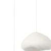 Riippuvalaisin Linento Lighting Lora 50-50-T-Nua, 2-osainen, valkoinen