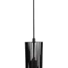 Riippuvalaisin Linento Lighting Fellini, Ø38cm, E27, säädettävä korkeus, musta