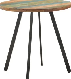 Ruokapöytä 80 cm kierrätetty täyspuu
