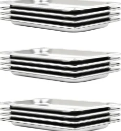 Ruokavuoat 12 kpl gn 1/3 20mm ruostumaton teräs