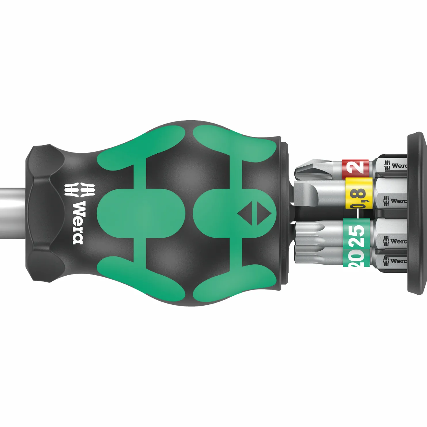 Ruuvimeisseli Wera Kraftform Kompakt Stubby, 6 kpl, Ph/torx/sl