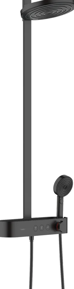 Sadesuihkusetti Hansgrohe Pulsify S Showerpipe 260 2jet, Shower TabletSelect 400, mattamusta