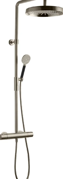 Sadesuihkusetti Tapwell ARM7200 Brushed Nickel, termostaattihanalla, suihkupää ⌀300mm, harjattu nikkeli