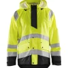 Sadetakki Blåkläder 4323 Highvis huomiokeltainen/musta
