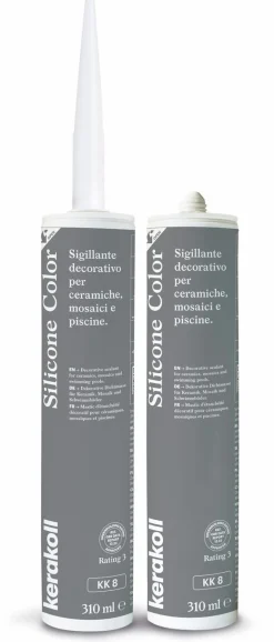 Saumausmassa Kerakoll Silicone Color, 310ml, eri värejä