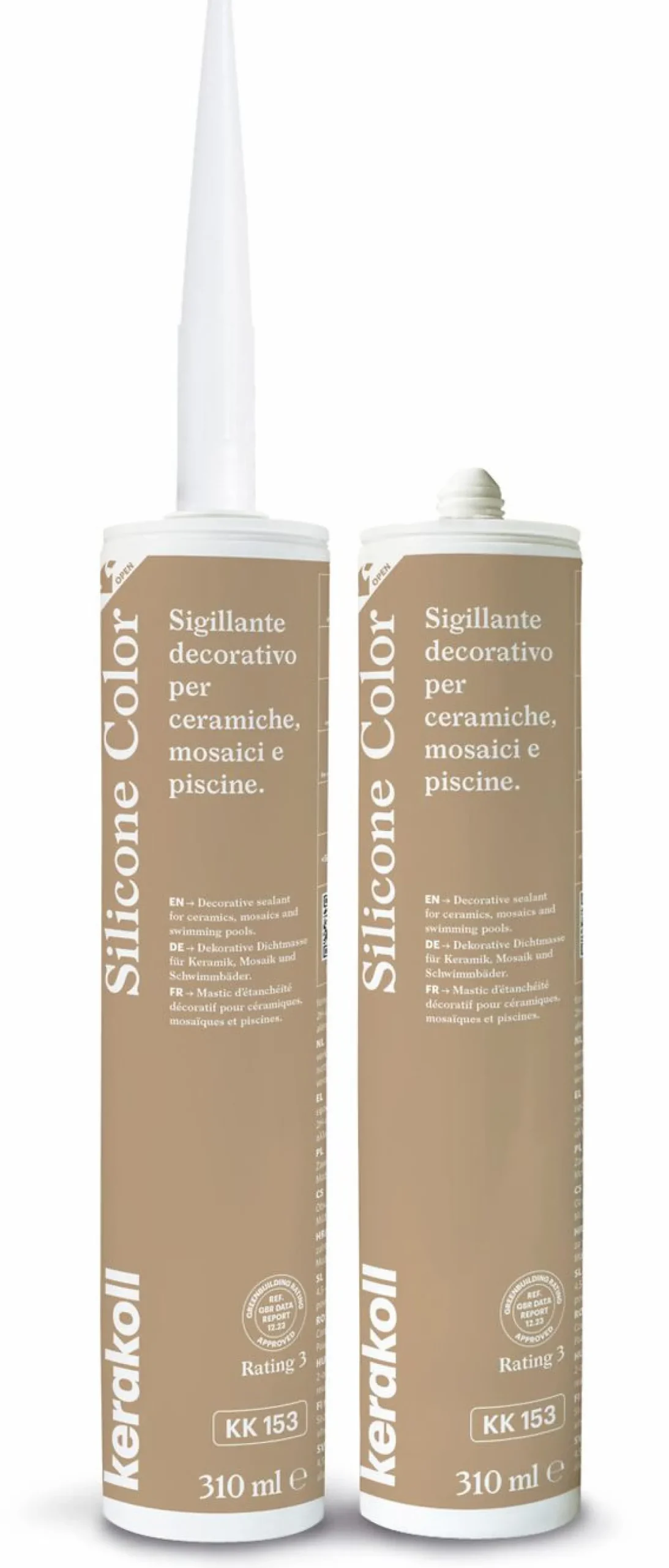 Saumausmassa Kerakoll Silicone Color, 310ml, eri värejä