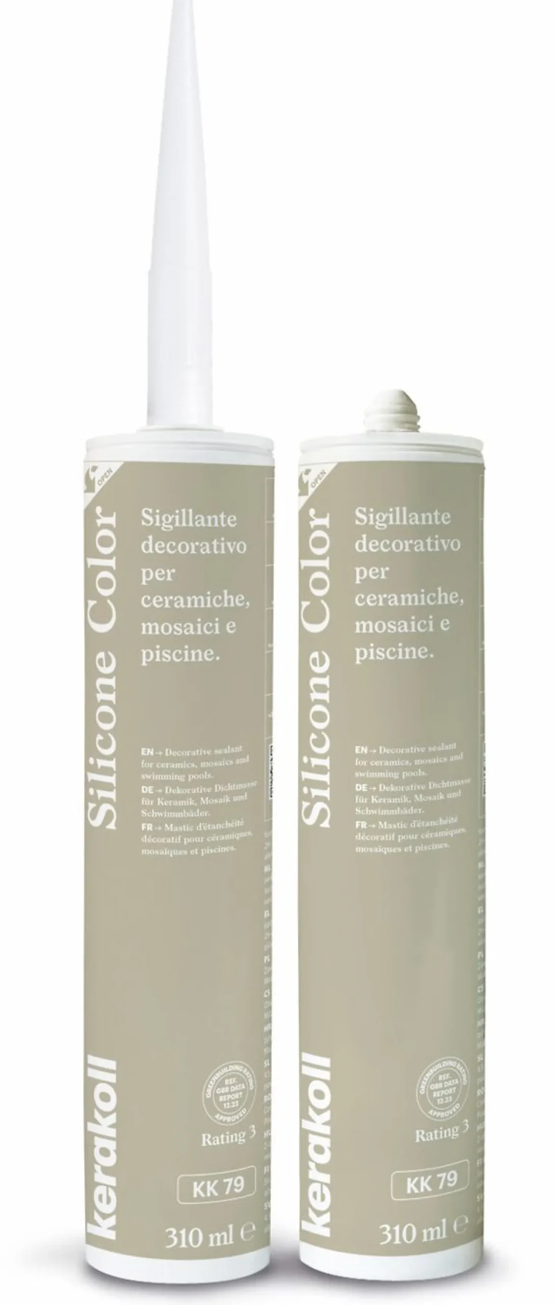 Saumausmassa Kerakoll Silicone Color, 310ml, eri värejä