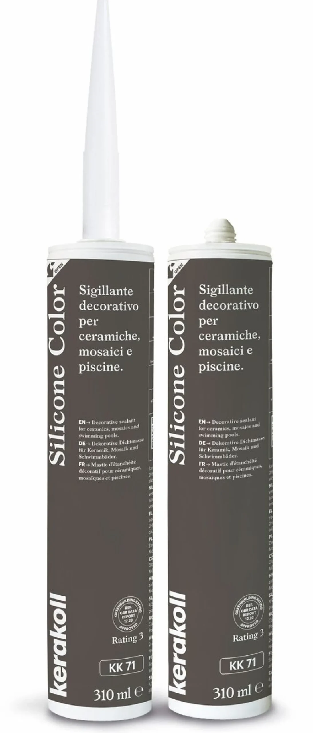 Saumausmassa Kerakoll Silicone Color, 310ml, eri värejä