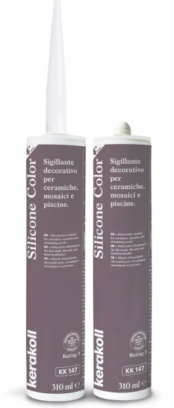 Saumausmassa Kerakoll Silicone Color, 310ml, eri värejä