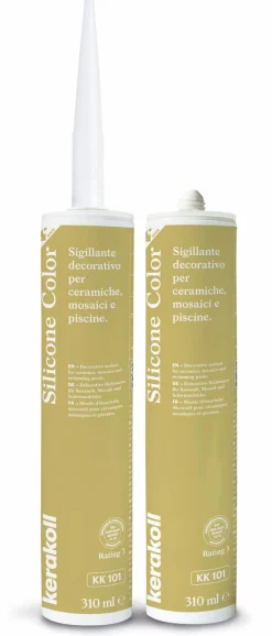 Saumausmassa Kerakoll Silicone Color, 310ml, eri värejä