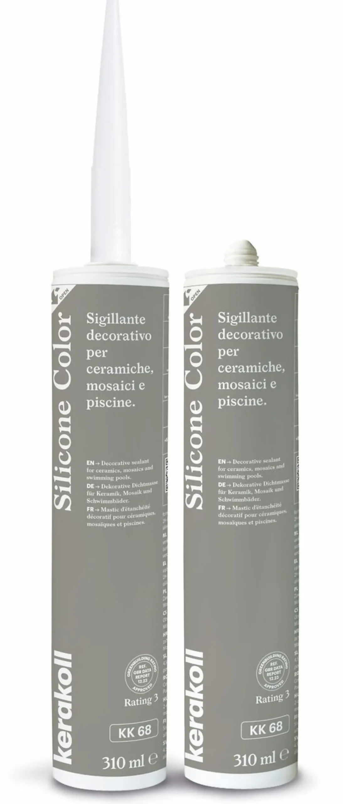 Saumausmassa Kerakoll Silicone Color, 310ml, eri värejä