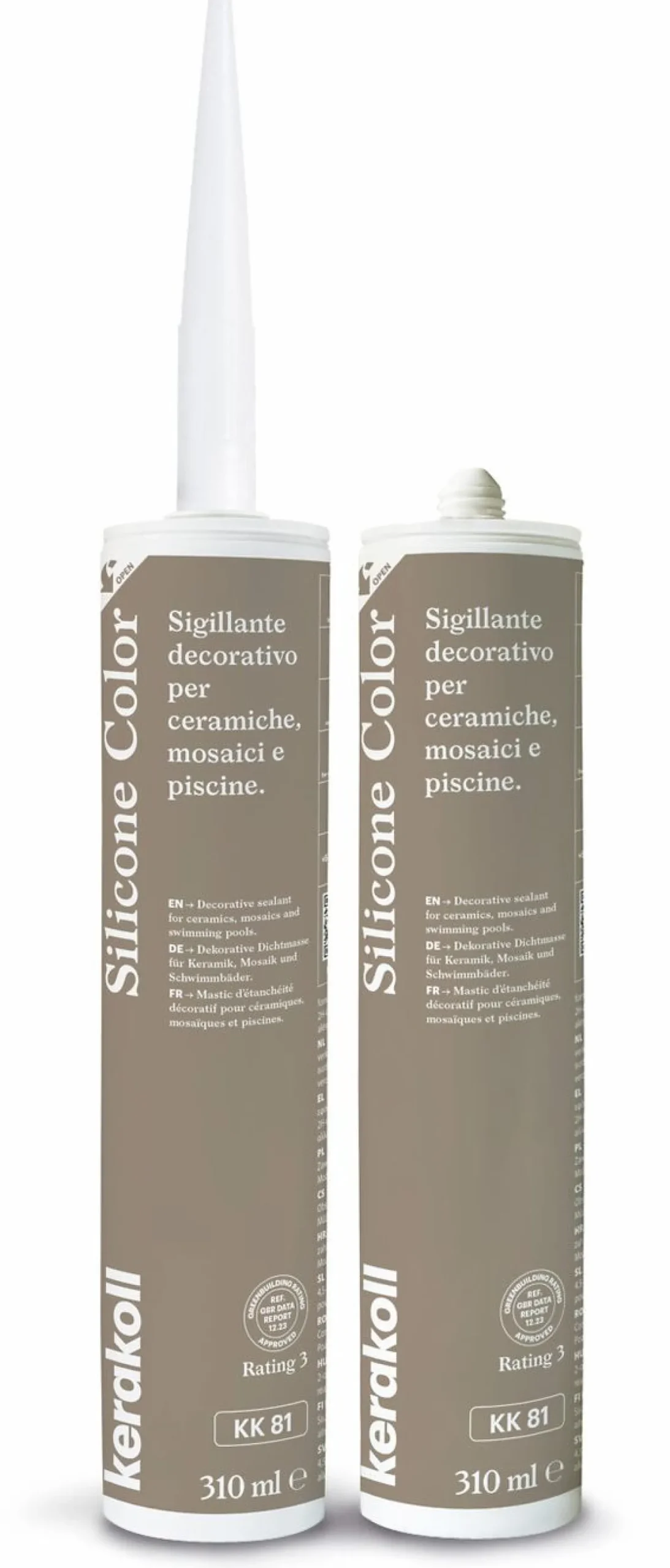 Saumausmassa Kerakoll Silicone Color, 310ml, eri värejä
