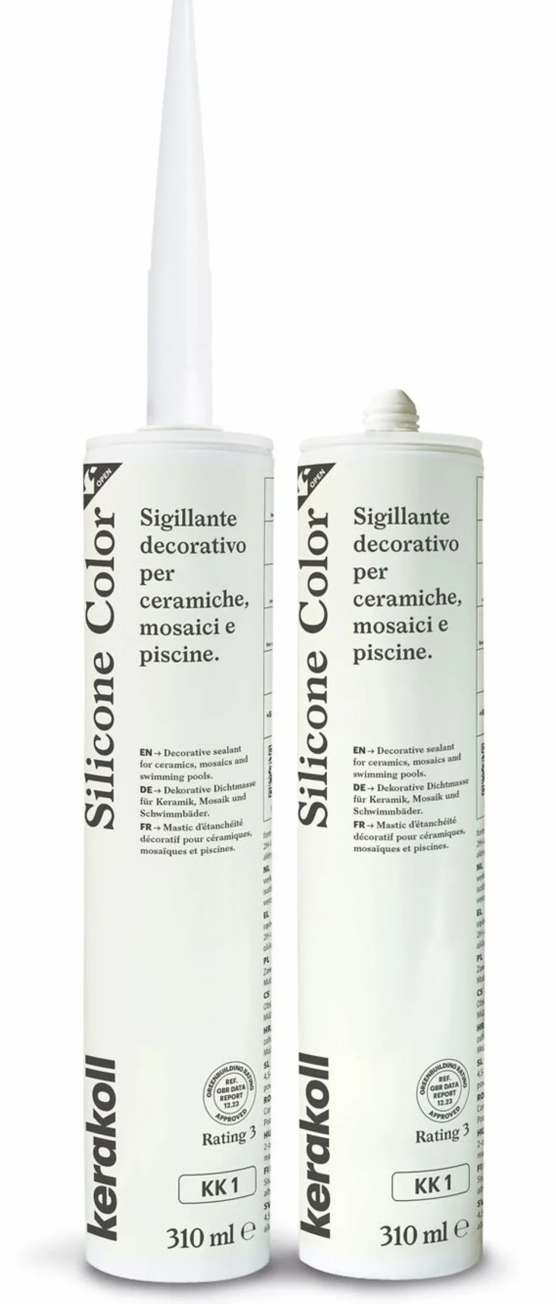 Saumausmassa Kerakoll Silicone Color, 310ml, eri värejä