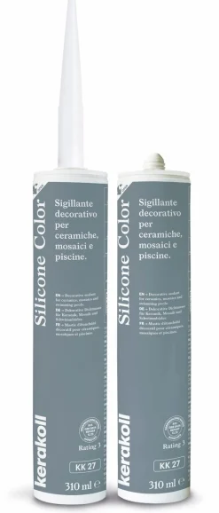 Saumausmassa Kerakoll Silicone Color, 310ml, eri värejä