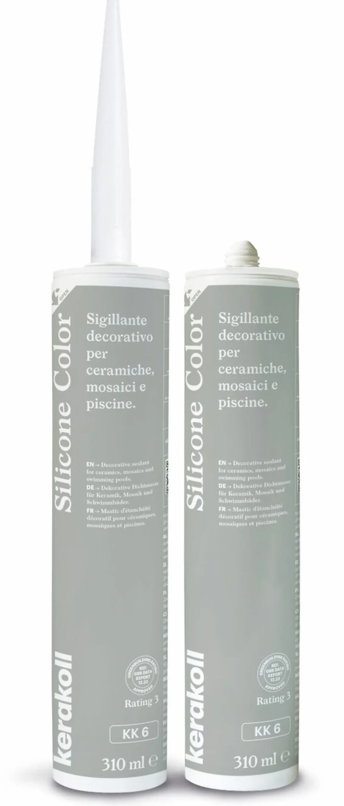 Saumausmassa Kerakoll Silicone Color, 310ml, eri värejä