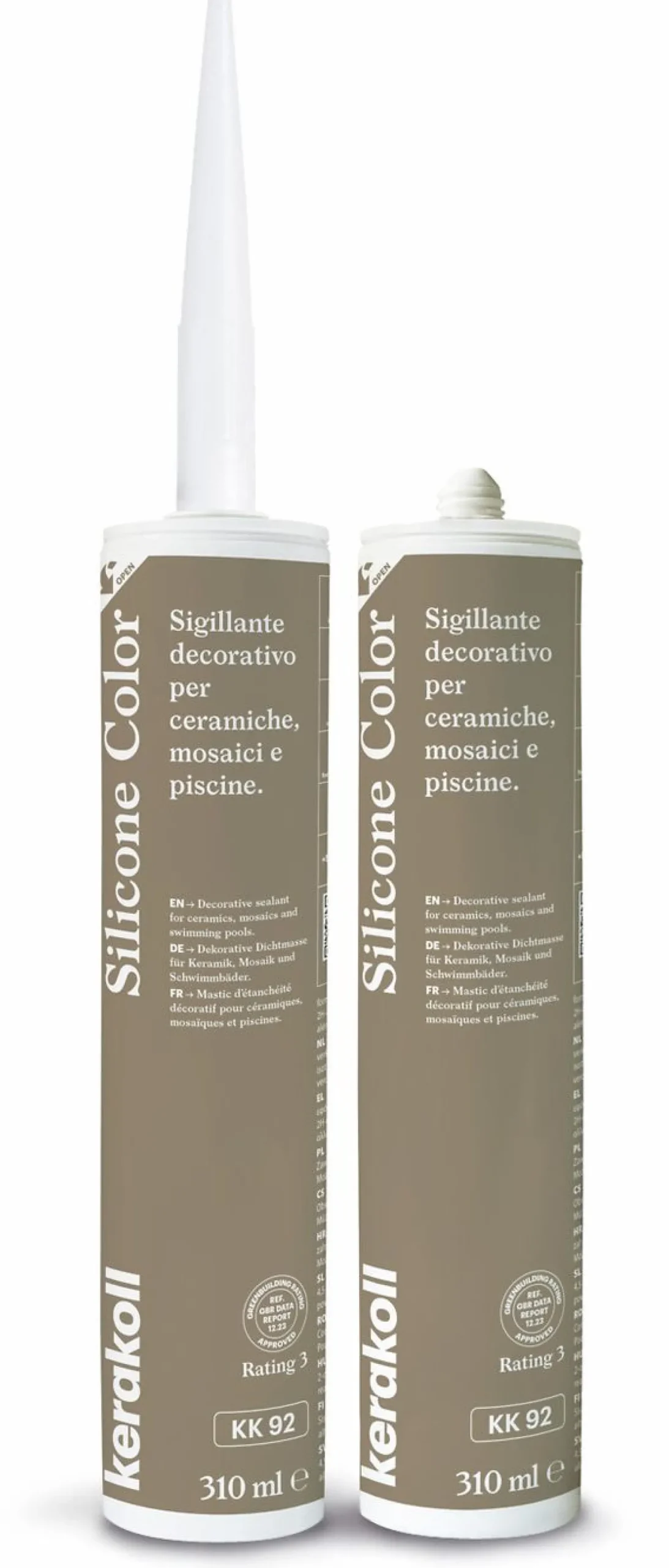 Saumausmassa Kerakoll Silicone Color, 310ml, eri värejä