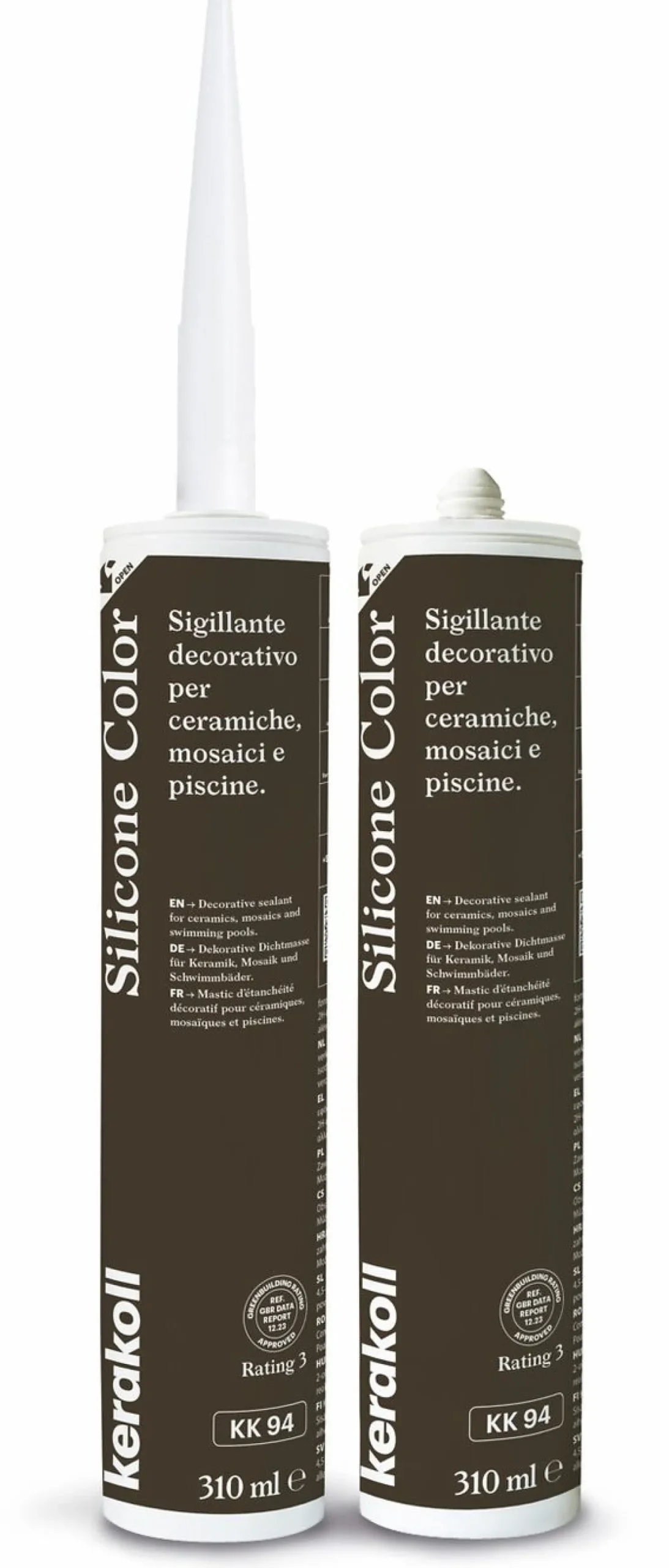 Saumausmassa Kerakoll Silicone Color, 310ml, eri värejä