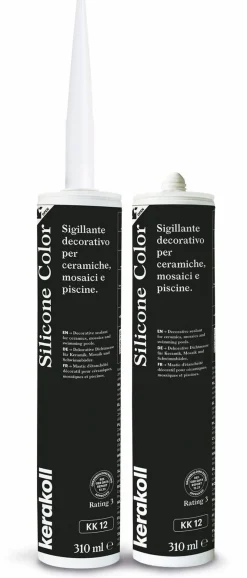 Saumausmassa Kerakoll Silicone Color, 310ml, eri värejä