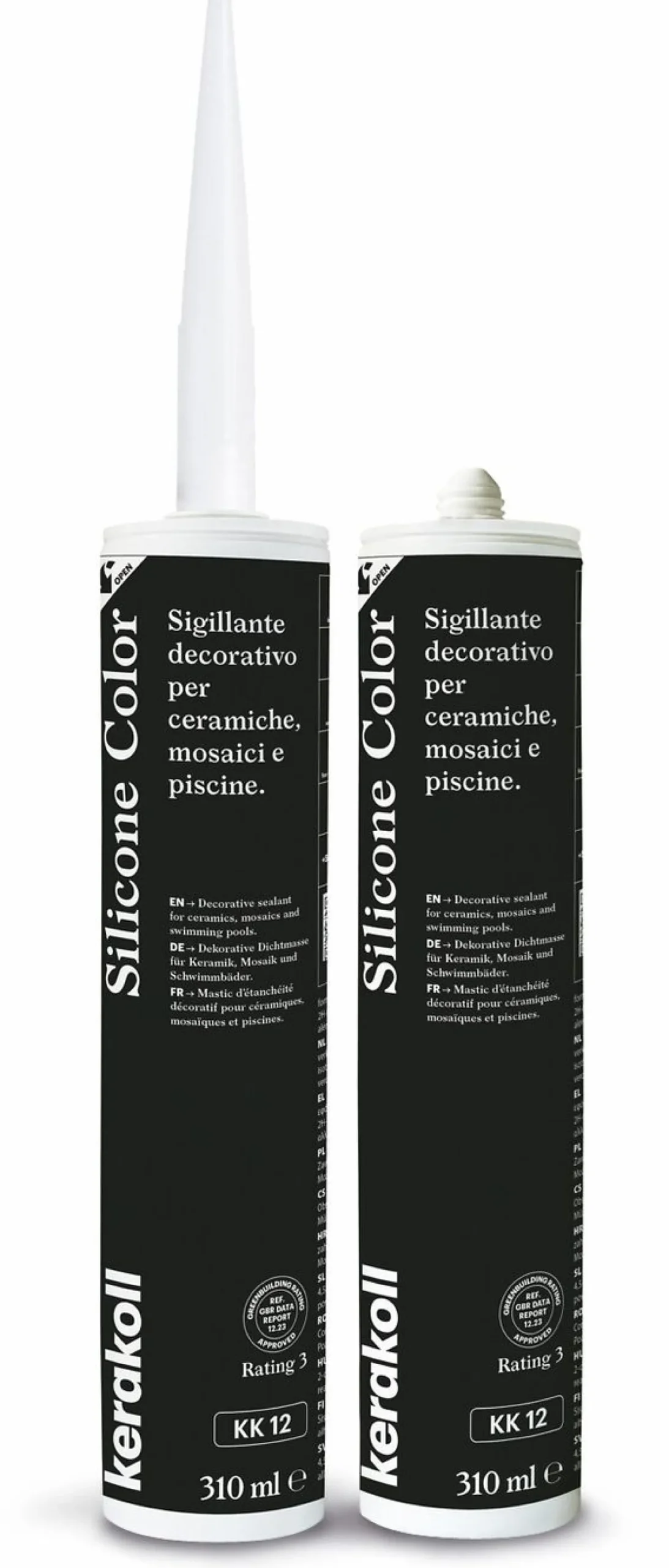 Saumausmassa Kerakoll Silicone Color, 310ml, eri värejä