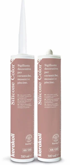 Saumausmassa Kerakoll Silicone Color, 310ml, eri värejä