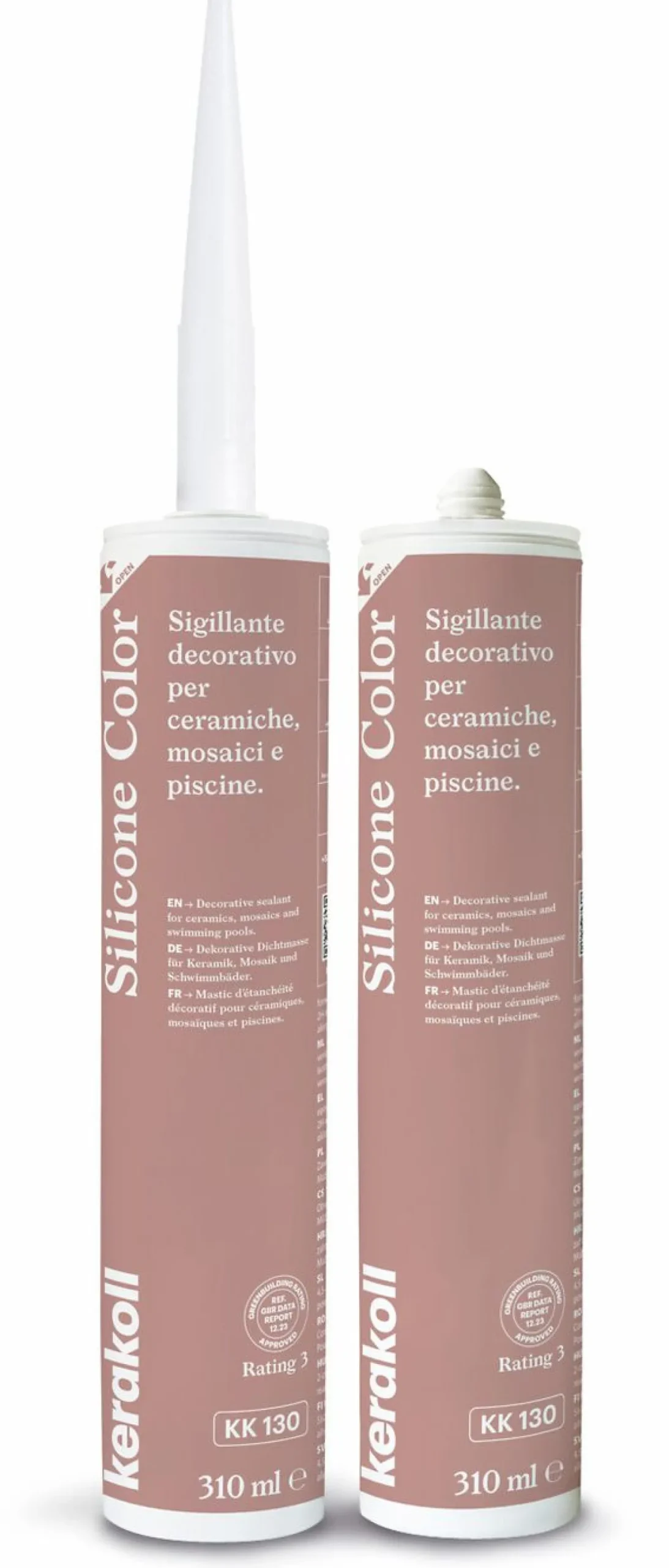 Saumausmassa Kerakoll Silicone Color, 310ml, eri värejä