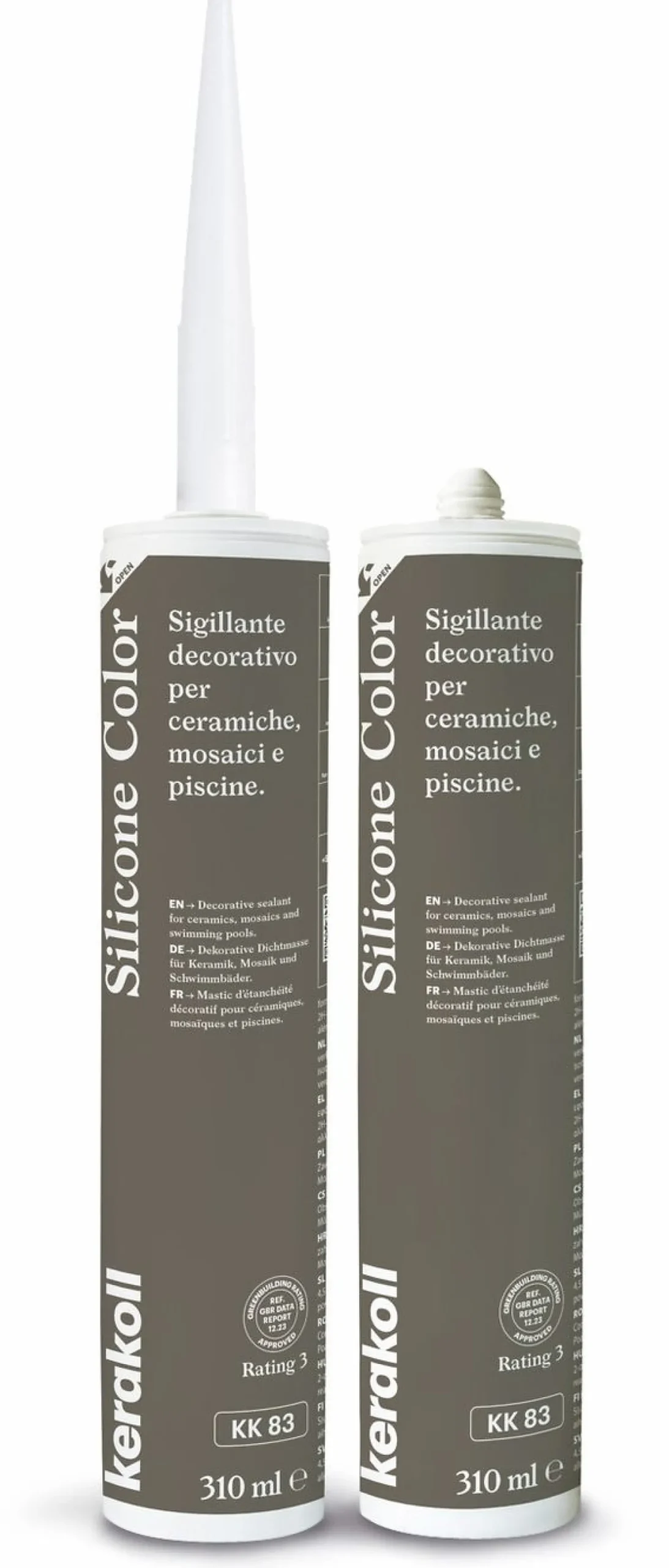 Saumausmassa Kerakoll Silicone Color, 310ml, eri värejä