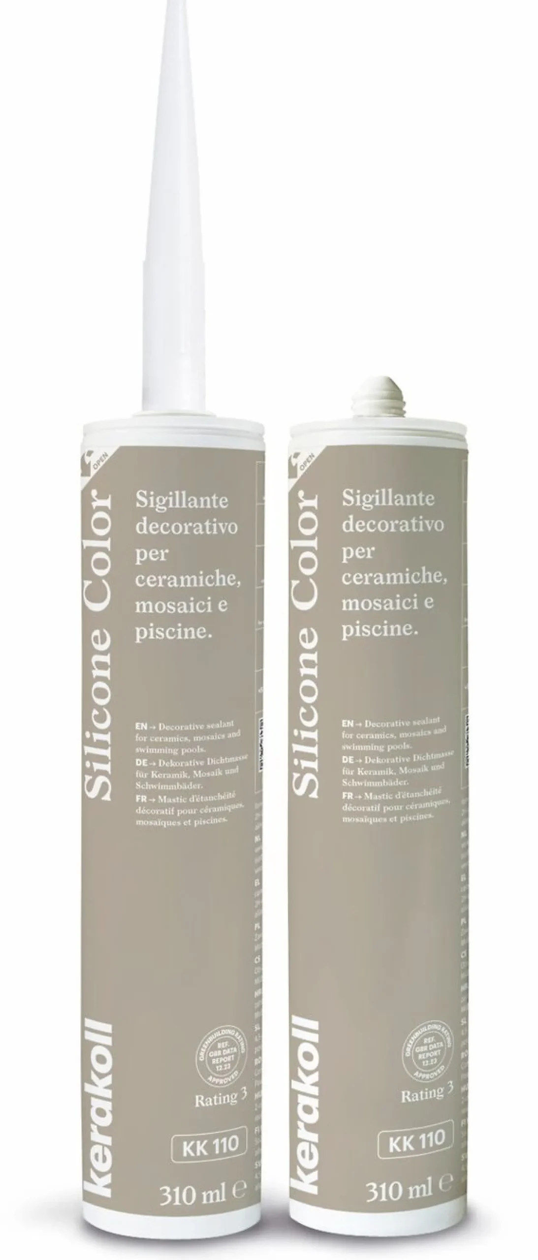 Saumausmassa Kerakoll Silicone Color, 310ml, eri värejä