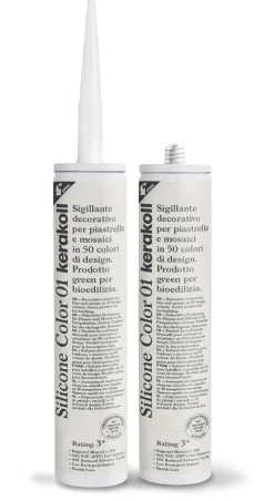 Saumausmassa Kerakoll Silicone Color, 310ml, eri värejä