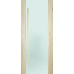 Saunan ovi Prosauna Sarastus 9x19 etsattu lasi haapa