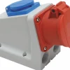 Seinäpistorasia Malmbergs, 16A, 3+N+PE, 6H, 400V, IP44, Schuko
