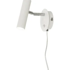 Seinävalaisin Aneta Lighting Artic valkoinen/kromi