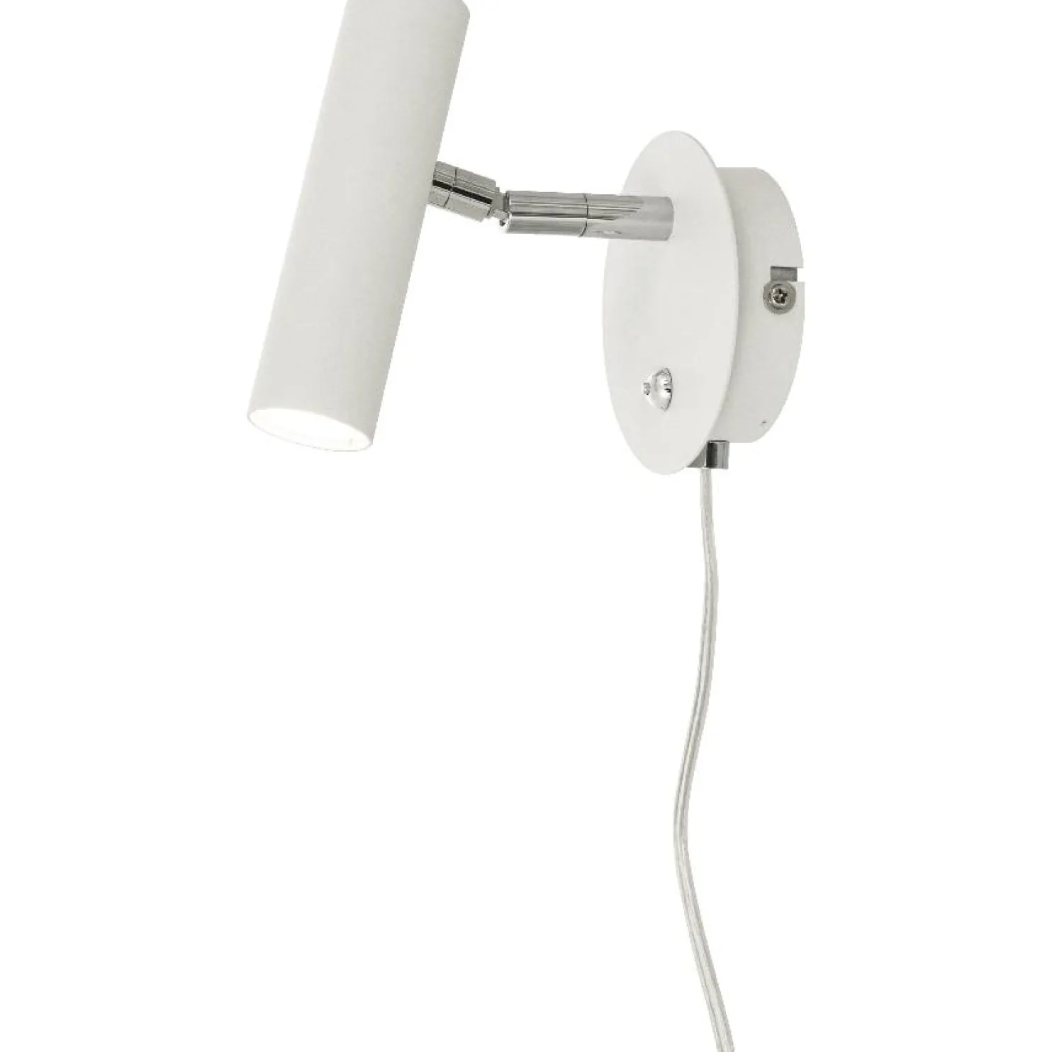 Seinävalaisin Aneta Lighting Artic valkoinen/kromi