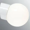 Seinävalaisin Ifö Electric Classic Glob Ø150mm opaalilasi valkoinen vino IP20