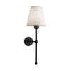 Seinävalaisin Linento Lighting 241966, ø13cm, E27, max. 40W, IP20, kerma/musta