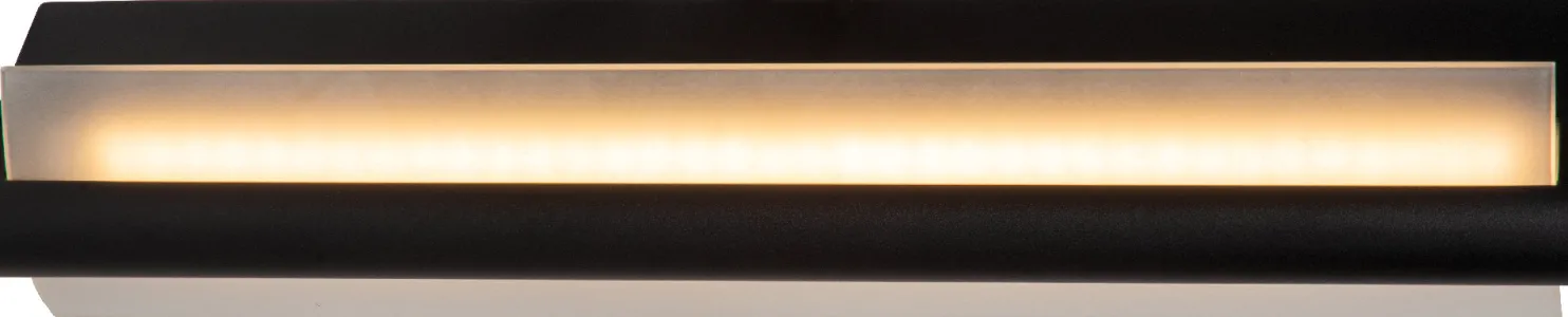Seinävalaisin Lucide Wanda, 10.2x45cm, IP44, 15W, musta