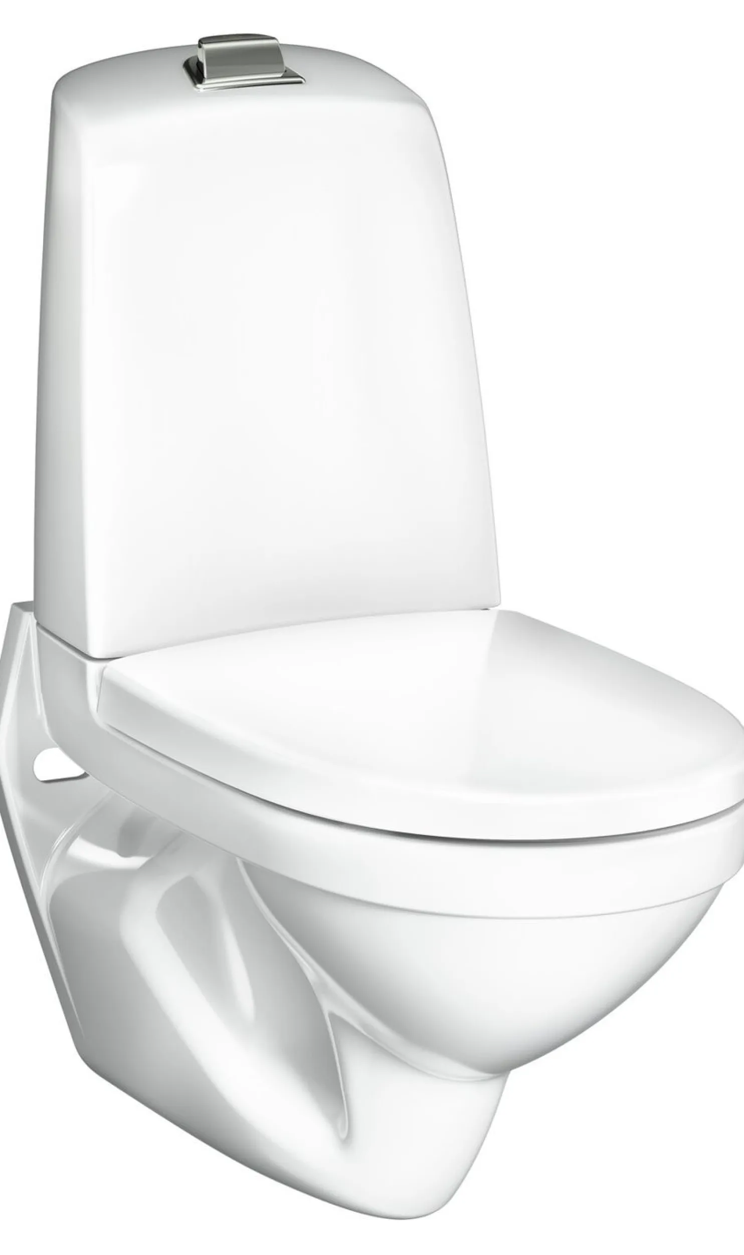 Seinä-WC-istuin Gustavsberg Nautic, 1522 -ulkoisella säiliöllä, Hygienic Flush