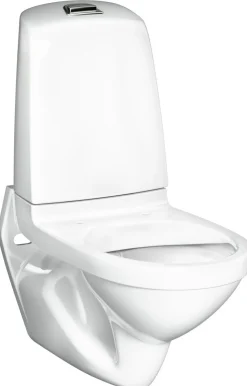 Seinä-WC-istuin Gustavsberg Nautic, 1522-säiliöllä, Hygienic Flush, ilman istuinkantta