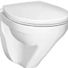 Seinä-WC-istuin Gustavsberg Nordic3 3635, Hygienic Flush, Soft Close -istuinkannella