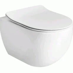 Seinä-WC-istuin Lavabo Glomp pehmeästi sulkeutuvalla istuinkannella, huuhtelukaulukseton, matta, eri värejä
