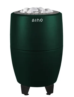 Sähkökiuas Aino-kiuas 9 kW 8-12 m³ erillinen ohjaus Rainy Forest Green