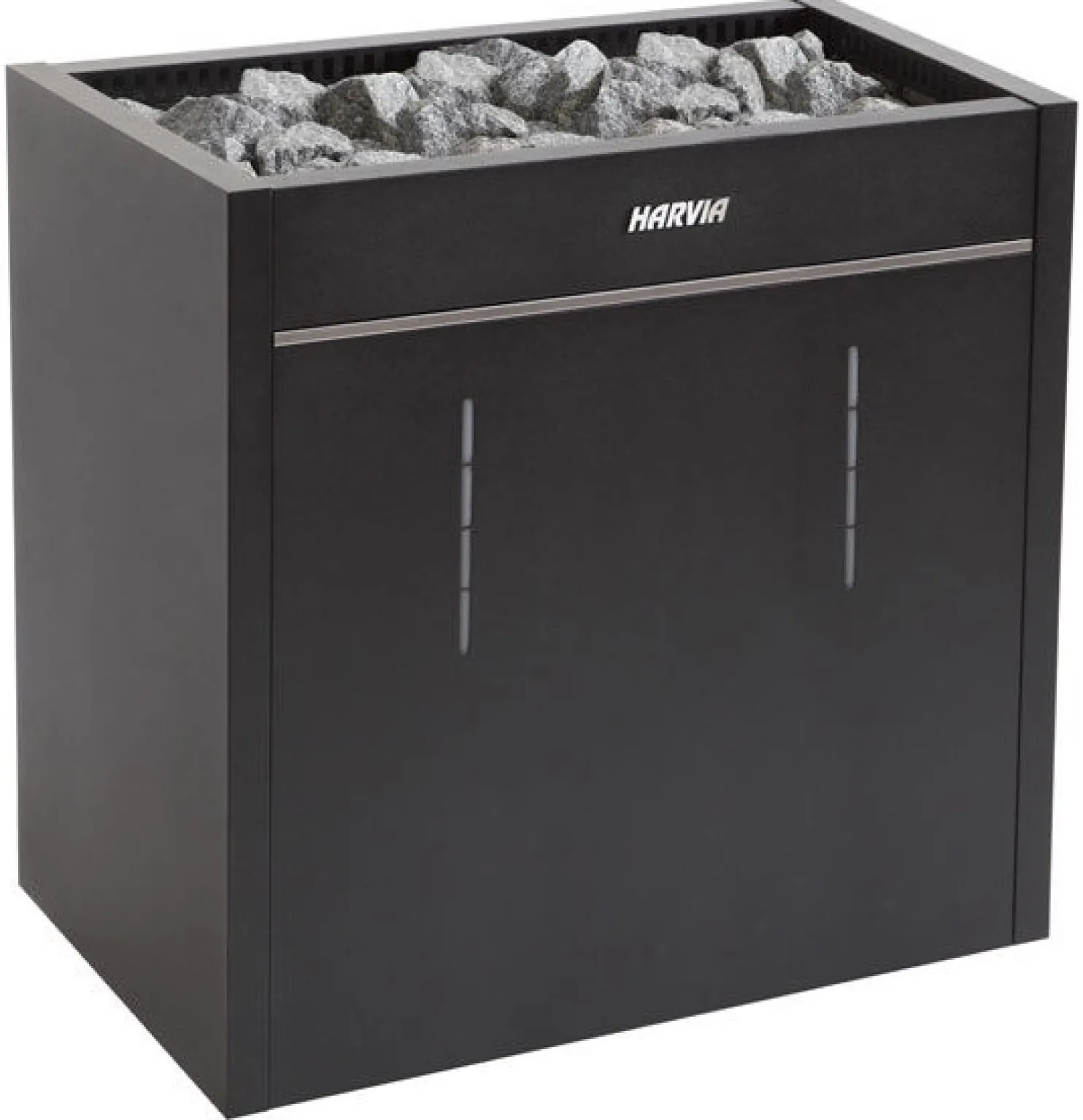 Sähkökiuas Harvia Virta Pro Combi HL220SA 21,6 kW 22-32 m³ automaattitäyttö erillinen ohjaus musta